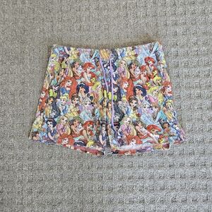 Colorful Disney Princess Bambo Shorts